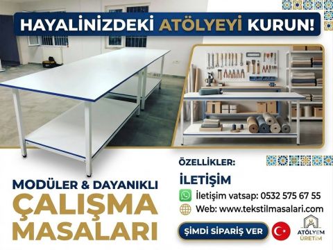 atölye  masaları